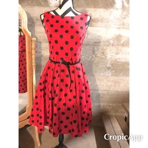 Red Polka Dot Dress